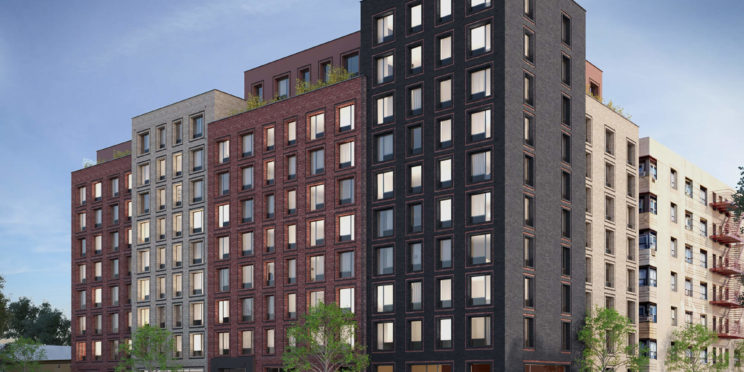 Concourse Village West Apartments: Building A - Exterior View